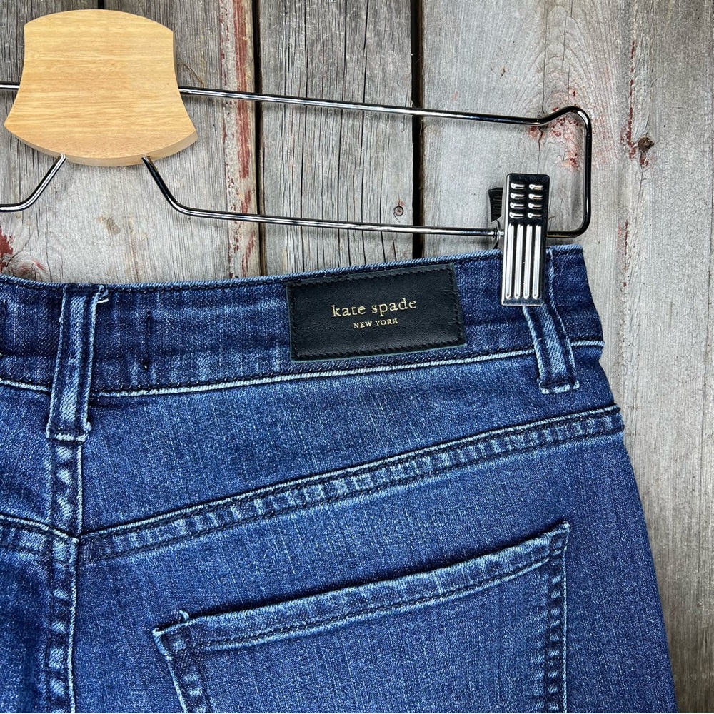 Kate Spade Brooke Street High Rise Ankle Jeans Dark Wash Size 29 - Picture 5 of 12
